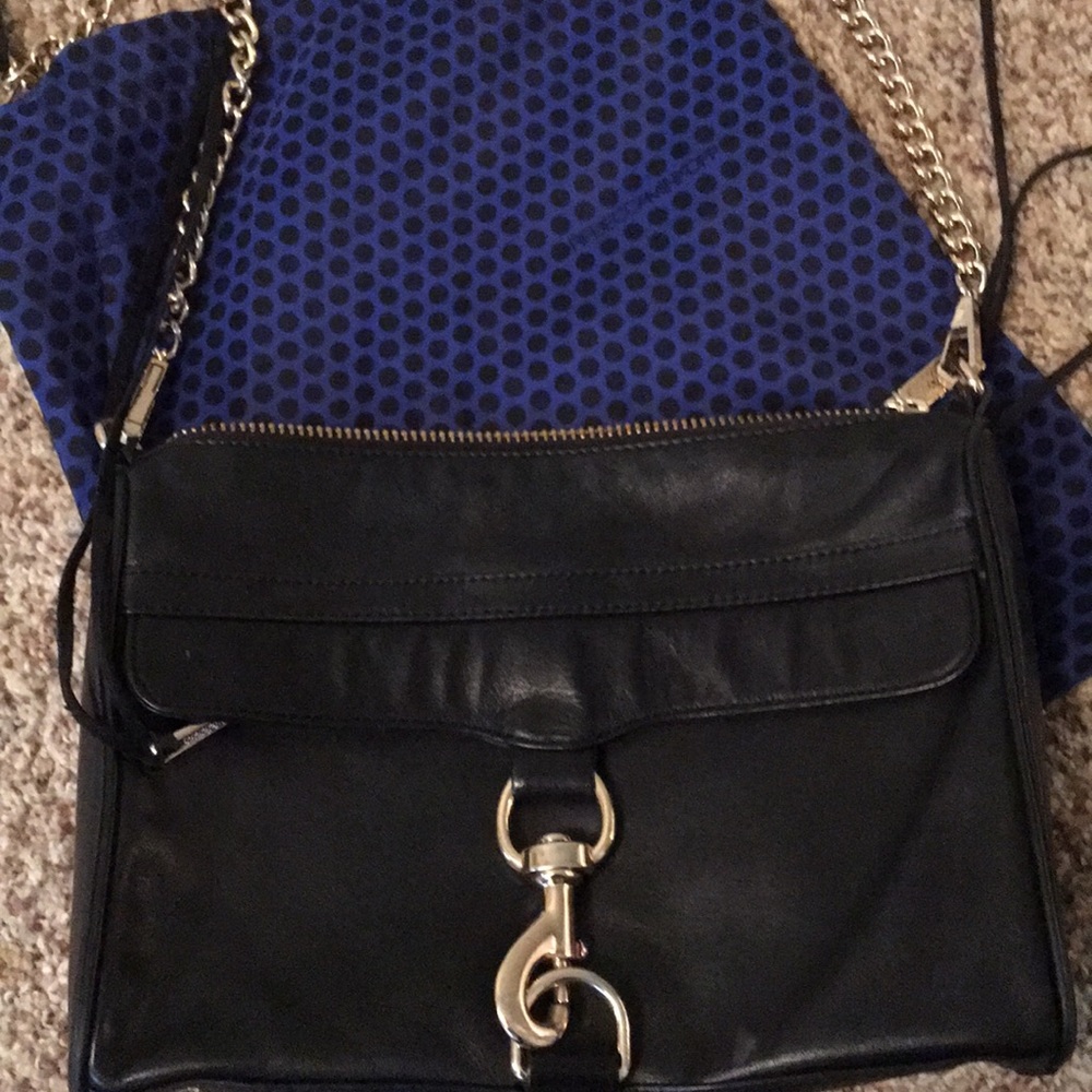 Rebecca Minkoff full size cross body black bag